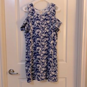 *NWT* Michael Kors True Navy Tie-Dye dress